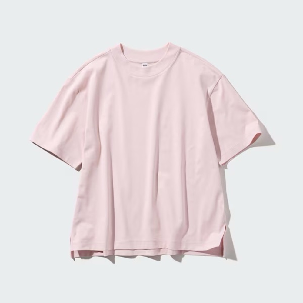 AIRism Cotton T-Shirt in Pink